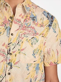 Printed Embroidered Shirt