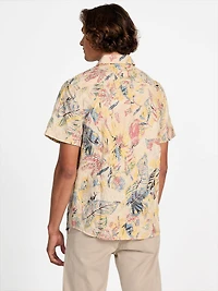 Printed Embroidered Shirt