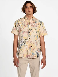 Printed Embroidered Shirt