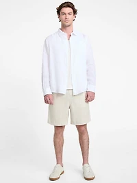 Eco Napa Linen-Blend Shirt