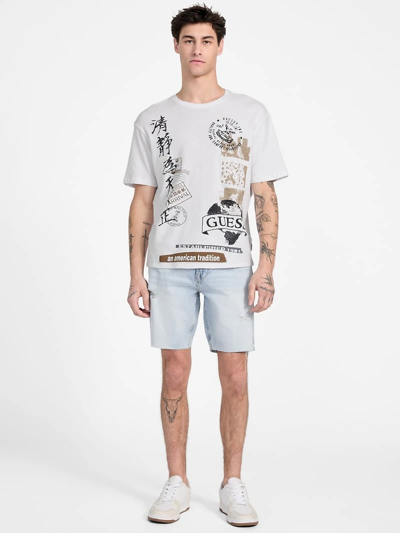 Eco Authentic Stamps Tee