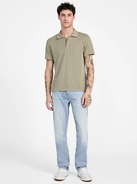 Dario Textured Knit Polo