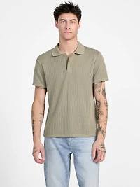 Dario Textured Knit Polo