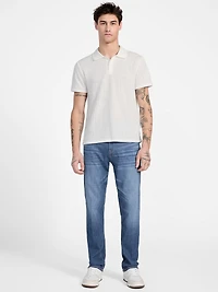 Dario Textured Knit Polo