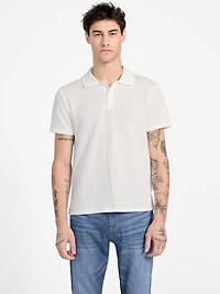 Dario Textured Knit Polo