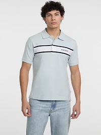 Piquet Striped Polo