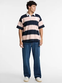 Striped Rugby Polo