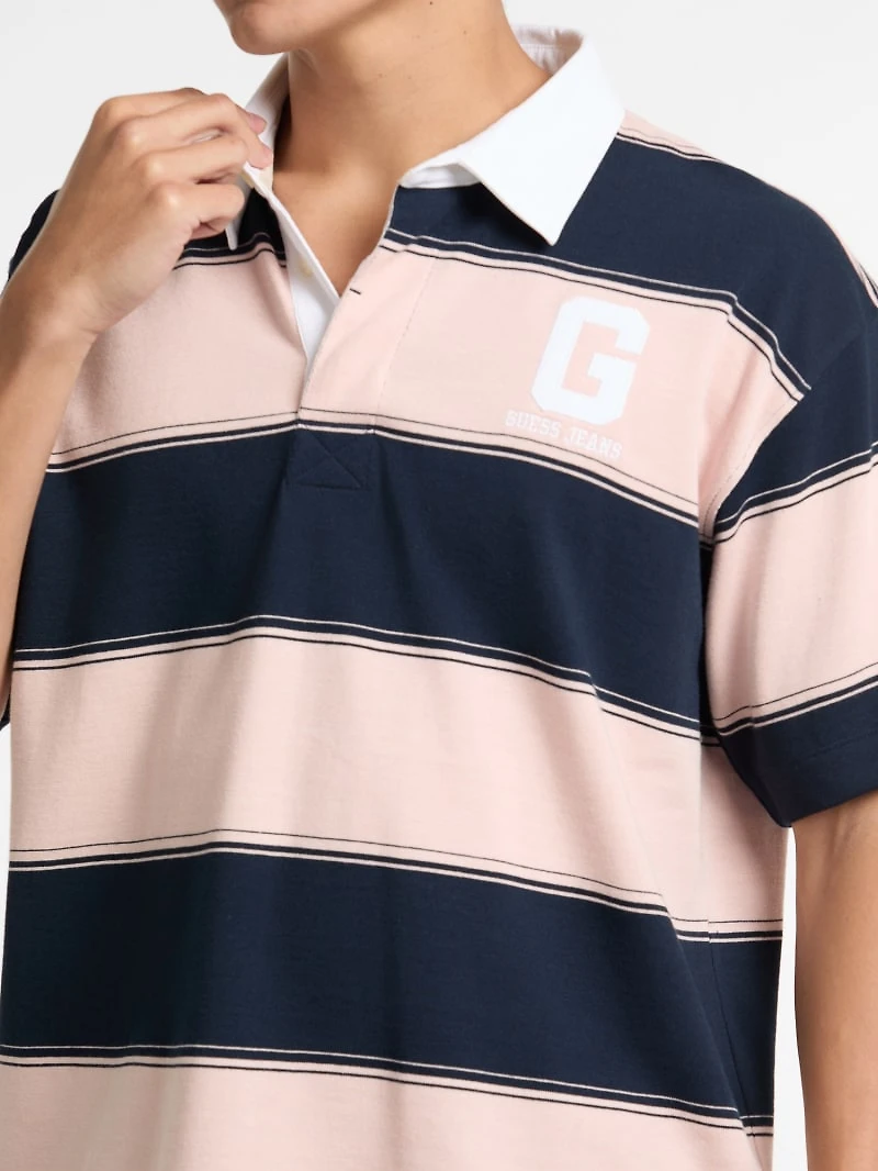 Striped Rugby Polo