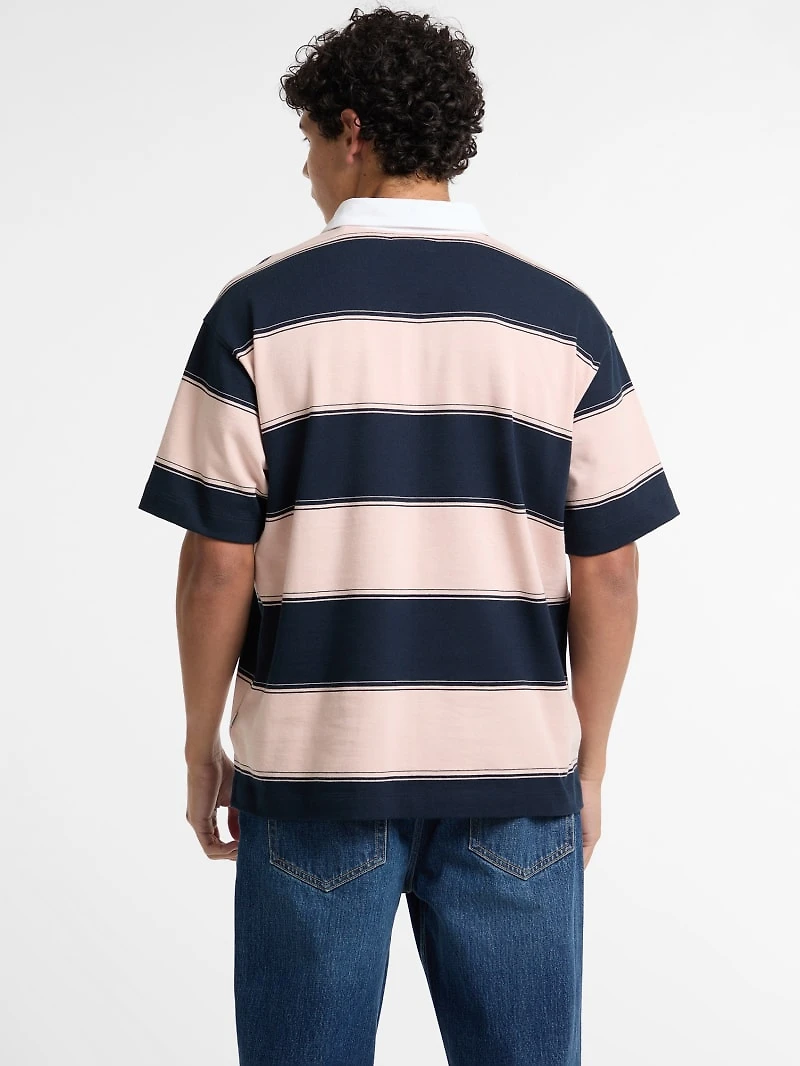 Striped Rugby Polo