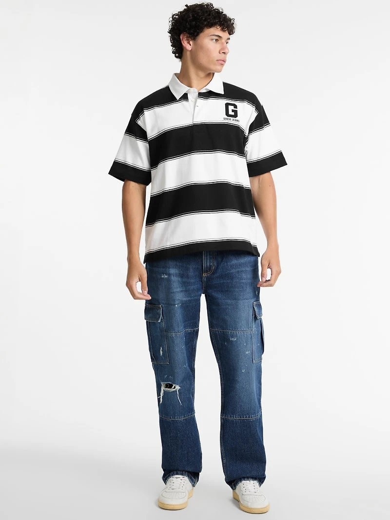 Striped Rugby Polo