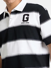 Striped Rugby Polo