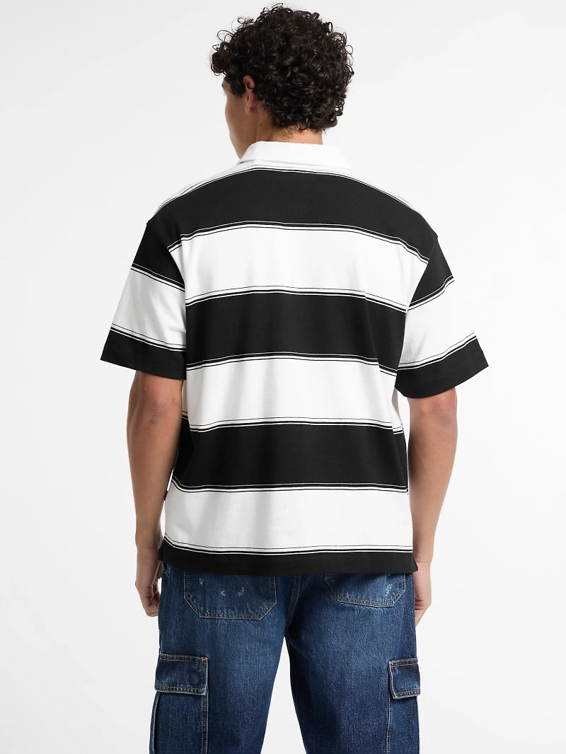 Striped Rugby Polo