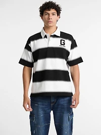 Striped Rugby Polo