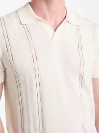 Rib Pointelle Bryant Polo