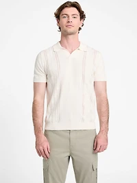Rib Pointelle Bryant Polo