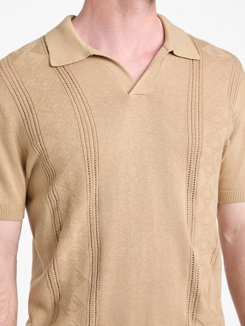 Rib Pointelle Bryant Polo