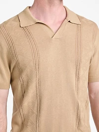 Rib Pointelle Bryant Polo