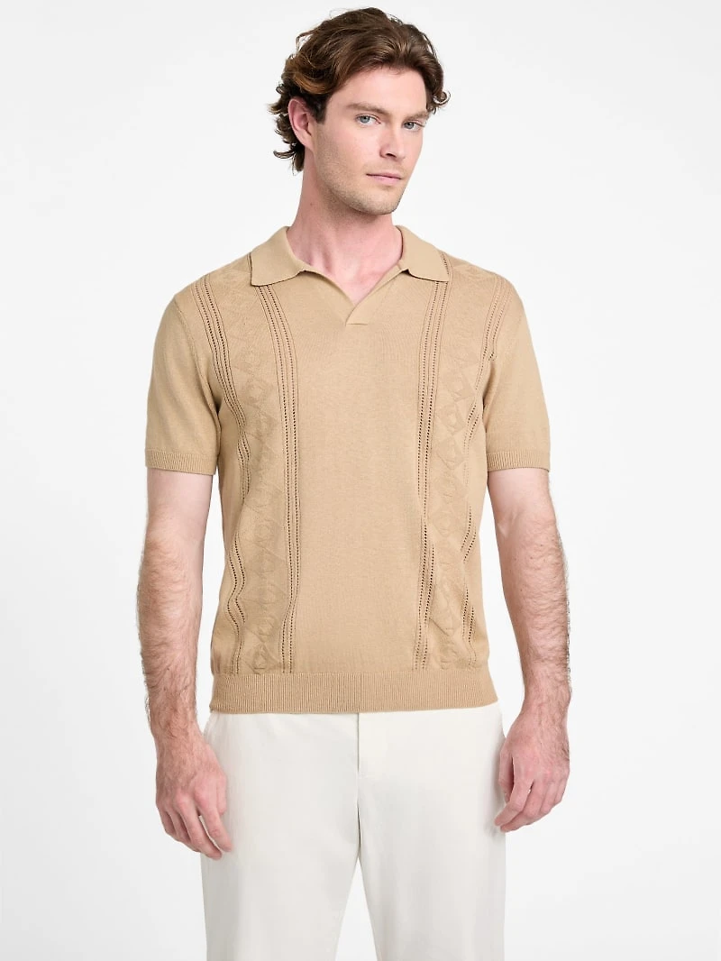 Rib Pointelle Bryant Polo