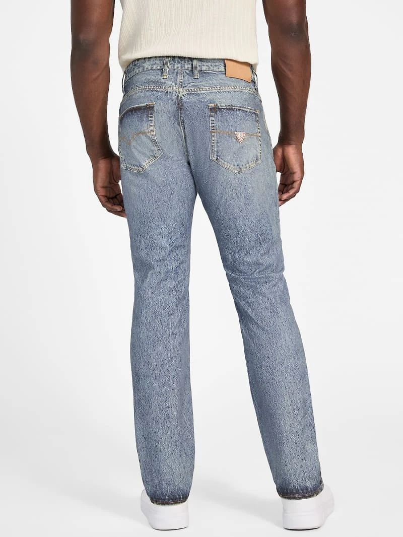 Rodeo Printed Regular-Fit Straight Jeans