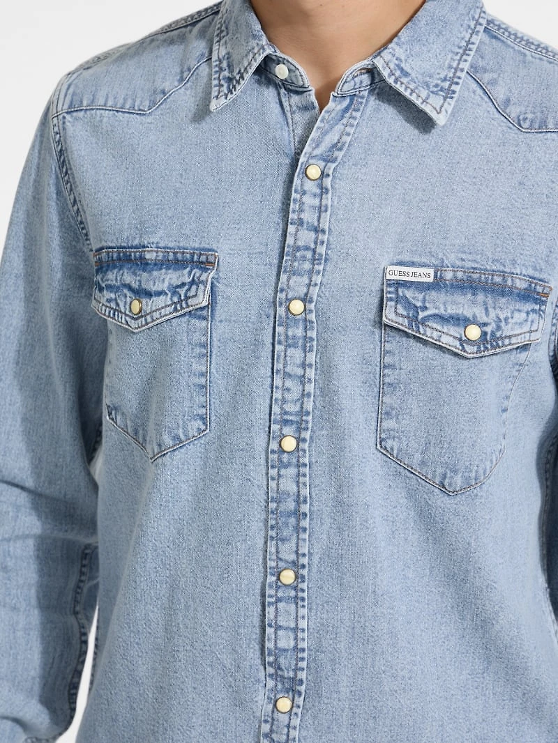 Slim Denim Shirt
