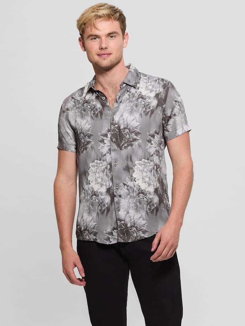 Sateen Floral Shirt