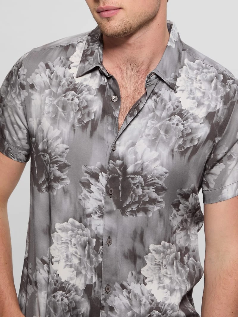 Sateen Floral Shirt