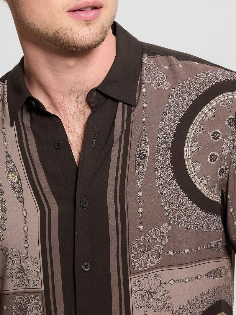 Eco Rayon Medallion Shirt
