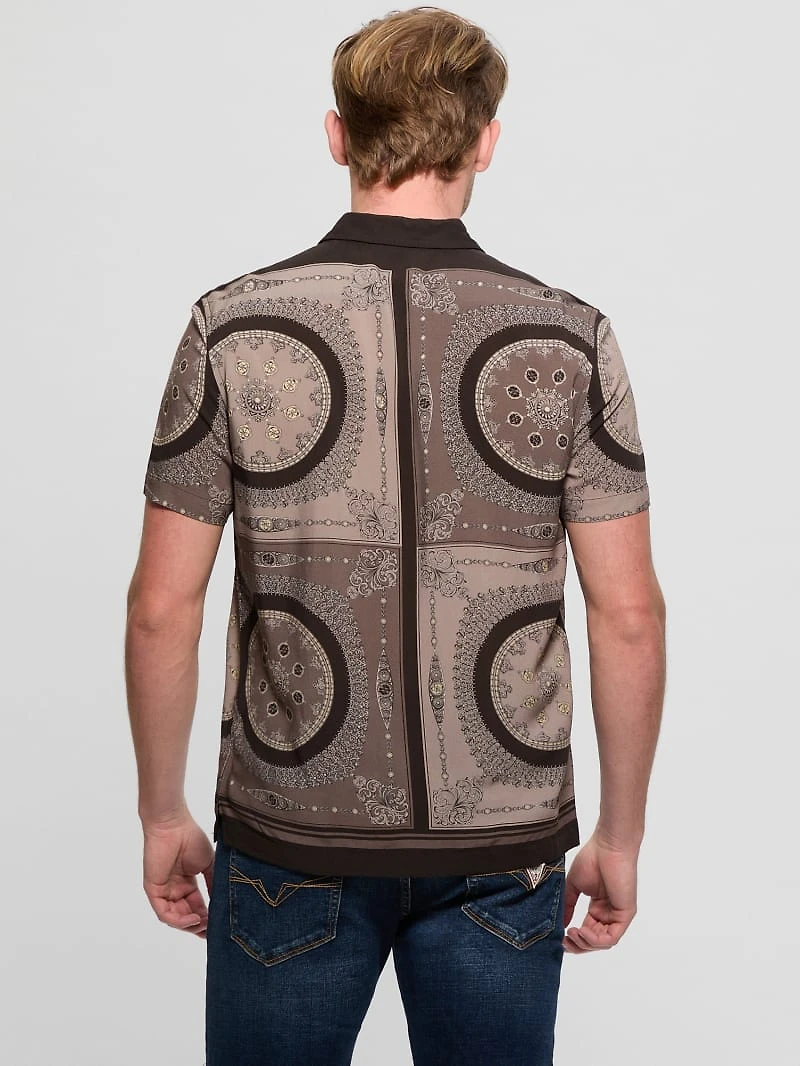 Eco Rayon Medallion Shirt