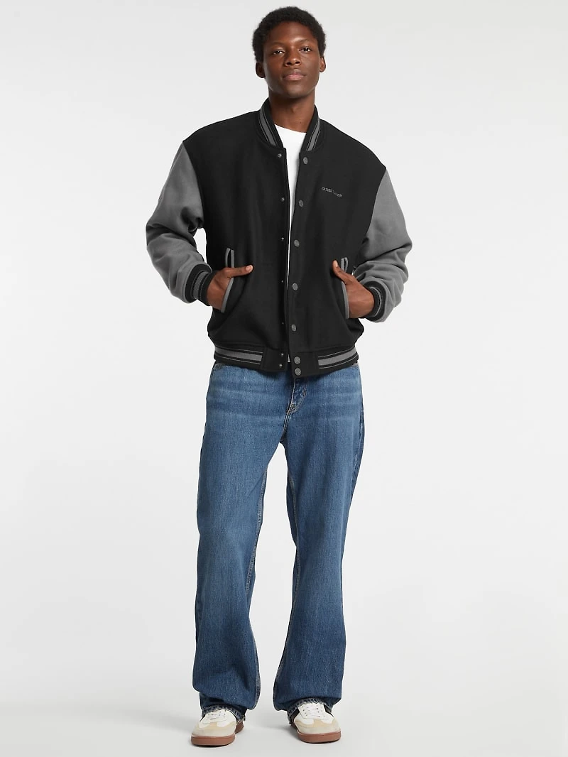 Embroidered Varsity Jacket
