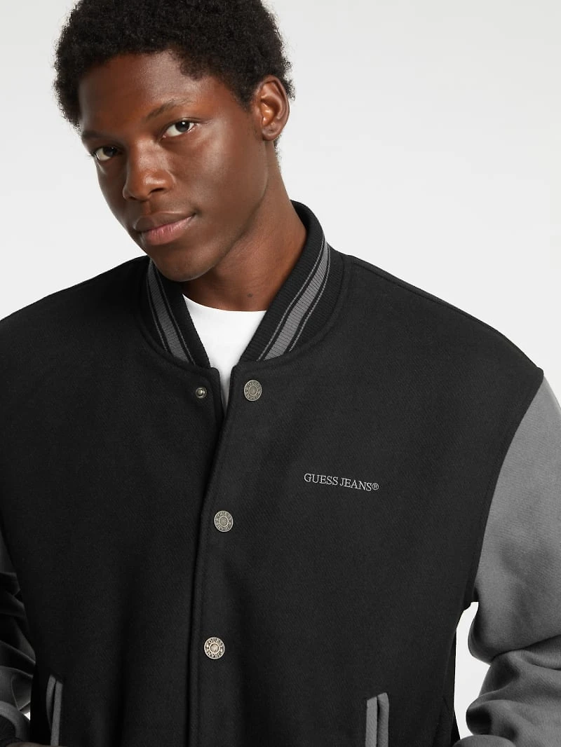 Embroidered Varsity Jacket