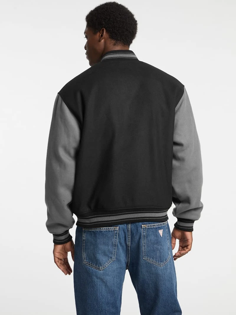 Embroidered Varsity Jacket