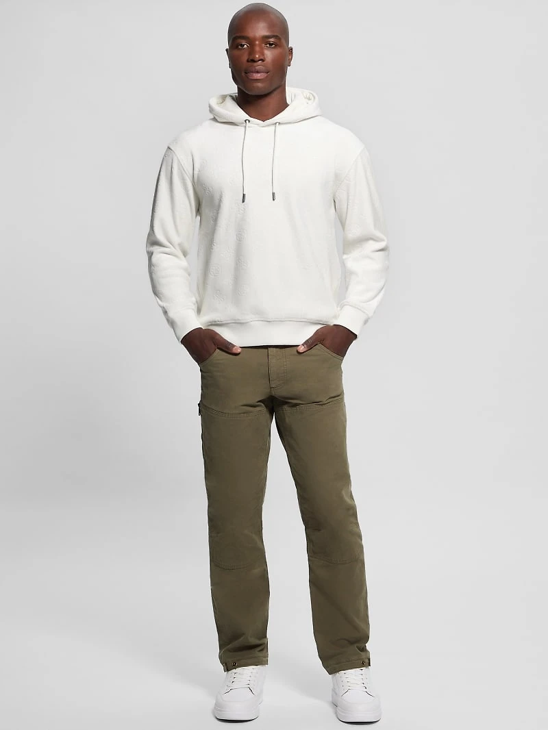 Embossed Velvet Hoodie