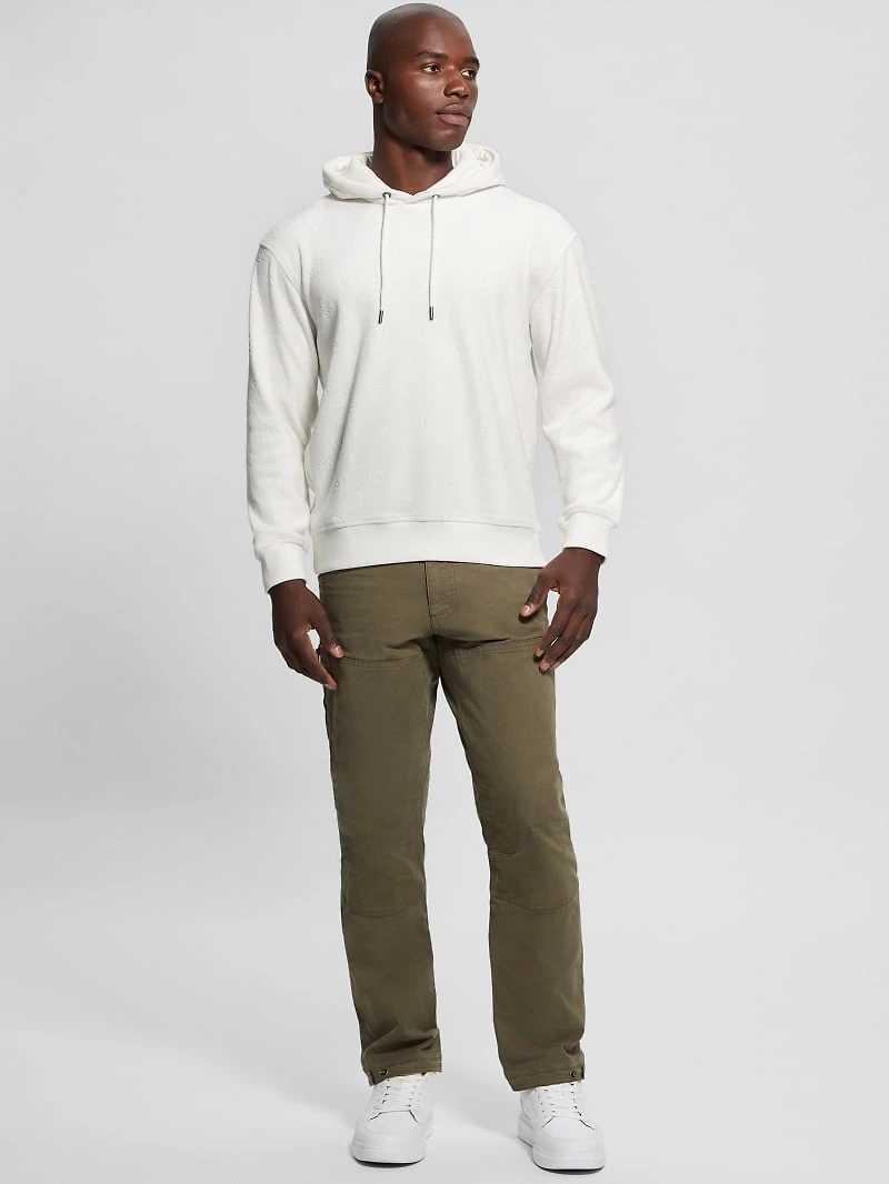 Embossed Velvet Hoodie