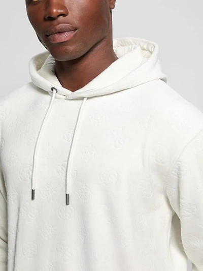 Embossed Velvet Hoodie