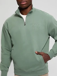 Eco Tyler Zip Mock Neck Sweater