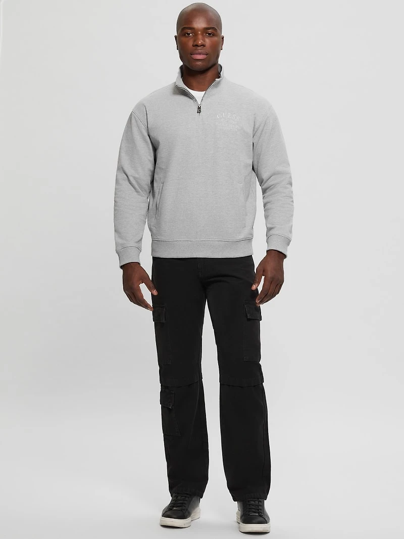 Eco Tyler Zip Mock Neck Sweater