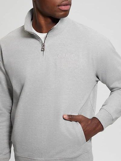 Eco Tyler Zip Mock Neck Sweater