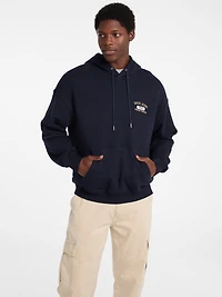 Hooded Printed Logo Sweater