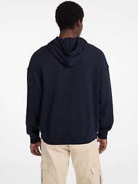 Hooded Printed Logo Sweater