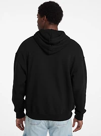 Hooded Printed Logo Sweater