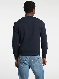 Crewneck Slim Collegiate Sweater