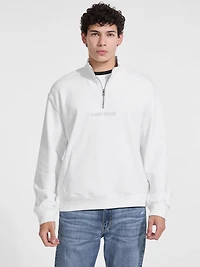 Half-Zip Logo Sweater