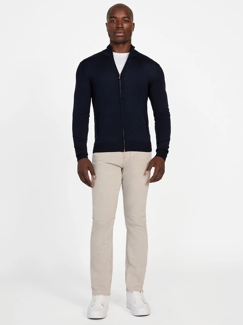 Fred Full-Zip Wool Sweater