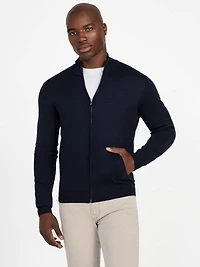 Fred Full-Zip Wool Sweater