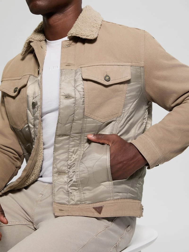 Dean Denim Sherpa Jacket