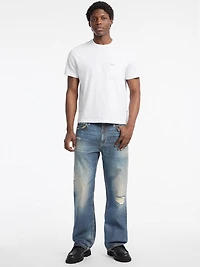 G18 Printed Denim Relaxed Jeans
