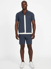 Eco Calvin Chevron-Knit Shorts