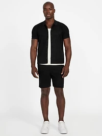 Eco Calvin Chevron-Knit Shorts