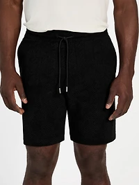 Eco Calvin Chevron-Knit Shorts