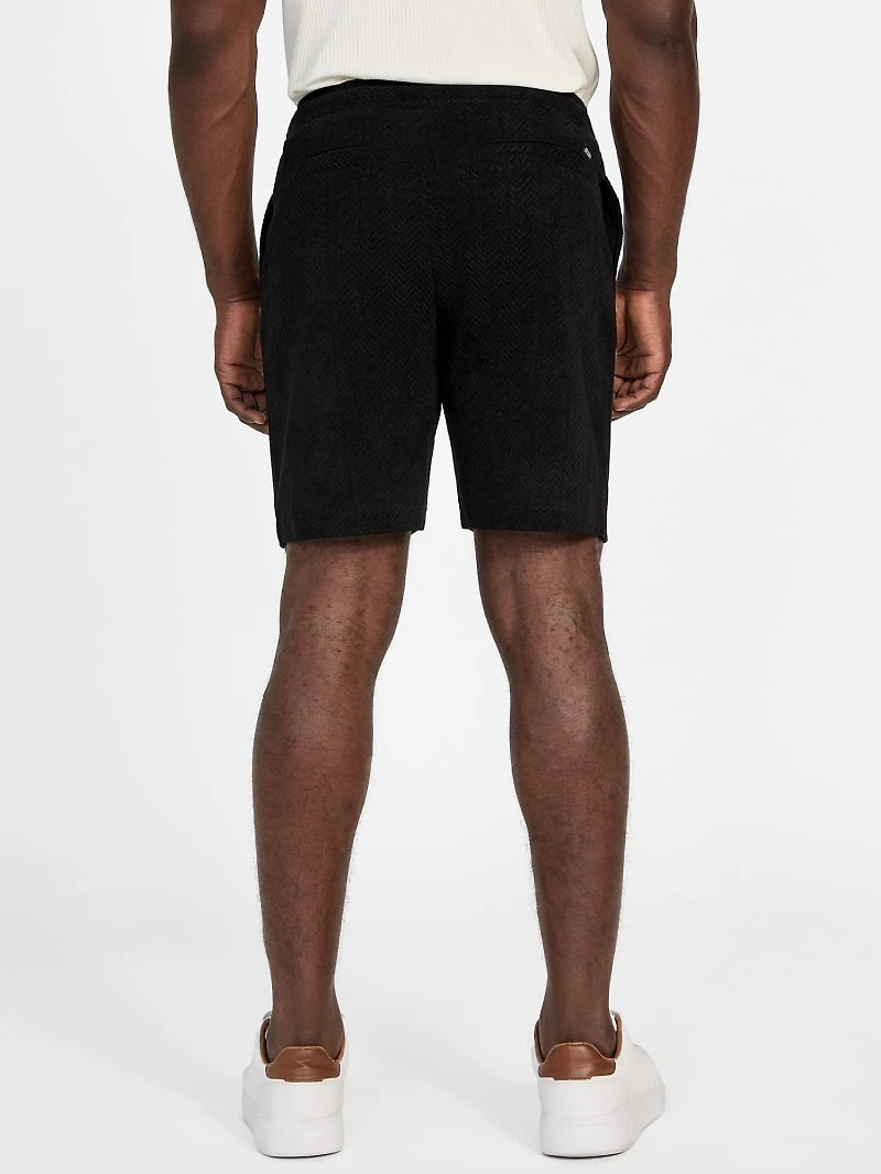 Eco Calvin Chevron-Knit Shorts